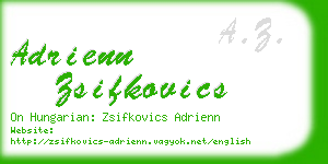 adrienn zsifkovics business card